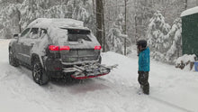 Load and play video in Gallery viewer, Hitch mount ski and snowboard rack