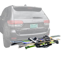 Load image into Gallery viewer, Hitch mount ski and snowboard rack