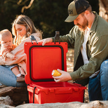 Load image into Gallery viewer, Red 25 QT Bison Cooler
